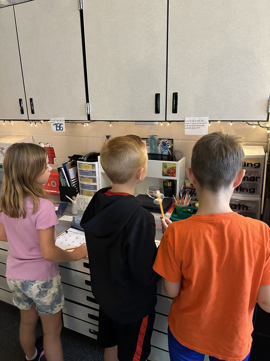 Back to School Math Scoot- these third graders have great number sense! <a href="/MHPatriot/">Manor Hill</a>