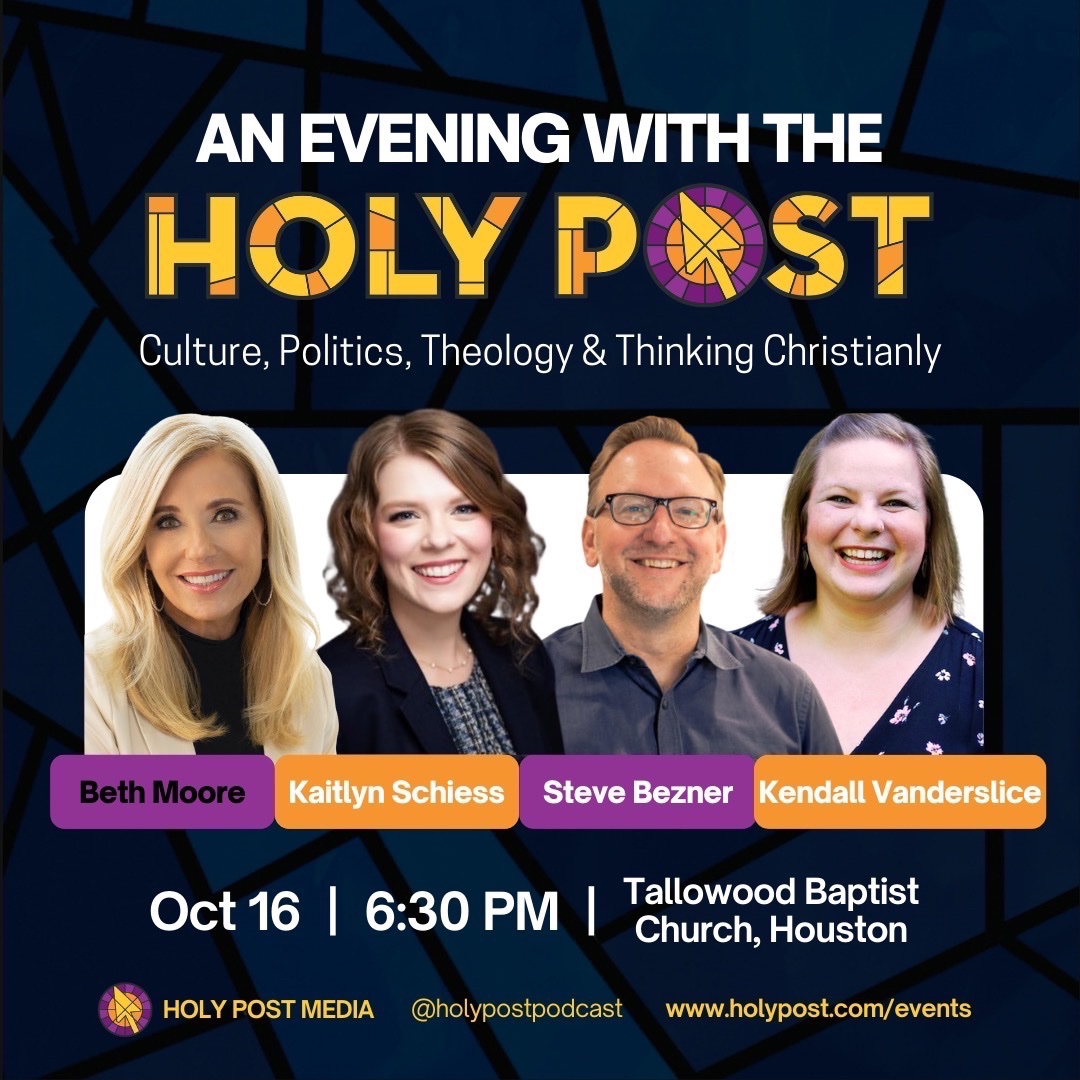 Steve Bezner (@bezner) on Twitter photo Iām excited to announce that Iāll be part of an evening with <a href="/HolyPostPodcast/">Holy Post Media</a>, which is sure to be filled with lively discussion alongside friends <a href="/BethMooreLPM/">Beth Moore</a>, <a href="/KaitlynSchiess/">Kaitlyn Schiess</a>, and <a href="/kvslice/">Kendall Vanderslice</a> as part of my upcoming <a href="/BrazosPress/">Brazos Press</a> book release. Would love to have you join us!
Event Iām excited to announce that Iāll be part of an evening with <a href="/HolyPostPodcast/">Holy Post Media</a>, which is sure to be filled with lively discussion alongside friends <a href="/BethMooreLPM/">Beth Moore</a>, <a href="/KaitlynSchiess/">Kaitlyn Schiess</a>, and <a href="/kvslice/">Kendall Vanderslice</a> as part of my upcoming <a href="/BrazosPress/">Brazos Press</a> book release. Would love to have you join us!
Event
