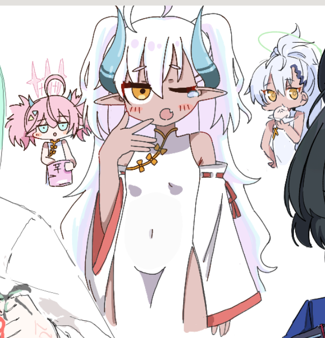 「スモモモカハイネ描いてくれてありがとう 」|エロティカセブンのイラスト