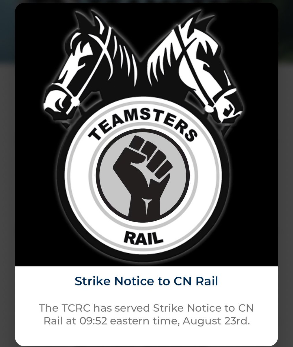 TheLogo_X's tweet image. 72 strike notice sent to CN #CIRB #TCRC #CNstrike #CNlockout