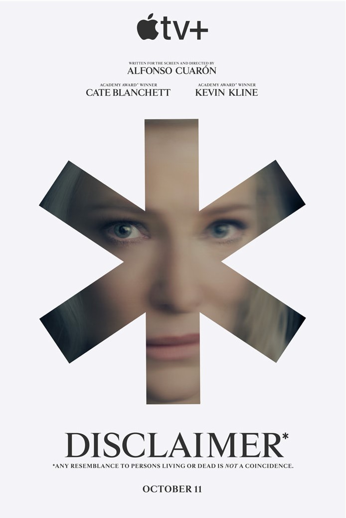 podkastOBOD's tweet photo. Disclaimer (11. oktober, Apple TV+): o ženski, ki ugotovi, da je le lik v nekem romanu. Napisal in režiral jo je Alfonso Cuarón (Children of Men), glavno vlogo igra Cate Blanchett, ob njej pa med drugimi še Kevin Kline in Sacha Baron Cohen. #nit #spored #serije #Disclaimer 8/12 https://t.co/zZN4HMOSim
