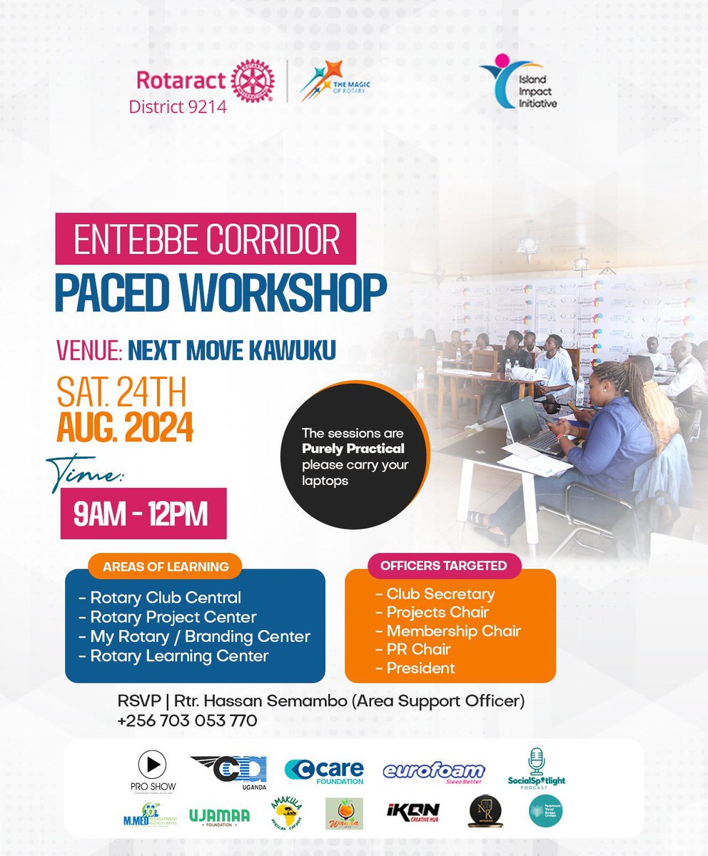 Next move by Ujamaa (@nextmoveujamaa) on Twitter photo Excited to host the <a href="/RotaractD9214/">Rotaract District 9214</a> Training at our co-working space, <a href="/nextmoveujamaa/">Next move by Ujamaa</a> .On August 24th for a morning of practical sessions. Perfect for Rotaract officers and anyone eager to elevate their impact. #nextmove NextMove #Rotaract9214 #DistrictTraining #Rotary Excited to host the <a href="/RotaractD9214/">Rotaract District 9214</a> Training at our co-working space, <a href="/nextmoveujamaa/">Next move by Ujamaa</a> .On August 24th for a morning of practical sessions. Perfect for Rotaract officers and anyone eager to elevate their impact. #nextmove NextMove #Rotaract9214 #DistrictTraining #Rotary