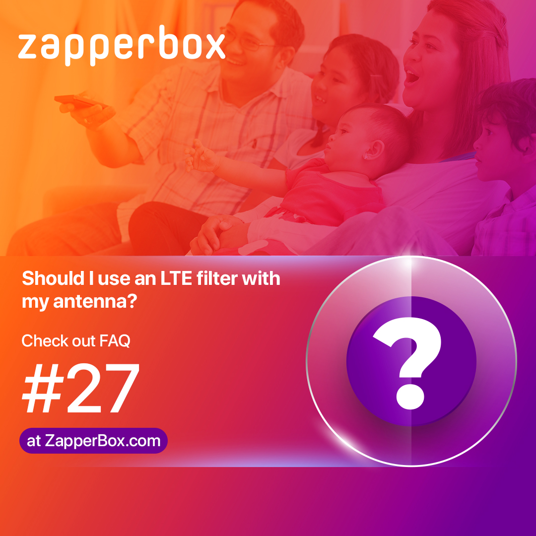 BoxZapper's tweet image. Should I use an LTE filter with my antenna? 🤔
Learn why an LTE filter might be essential for clear reception and avoid signal interference.
Check out FAQ 27 for more details on LTE installation: zurl.co/5dYx
#ltefilter #Antenna #TVReception #tvsignal #TechAdvice #FAQ