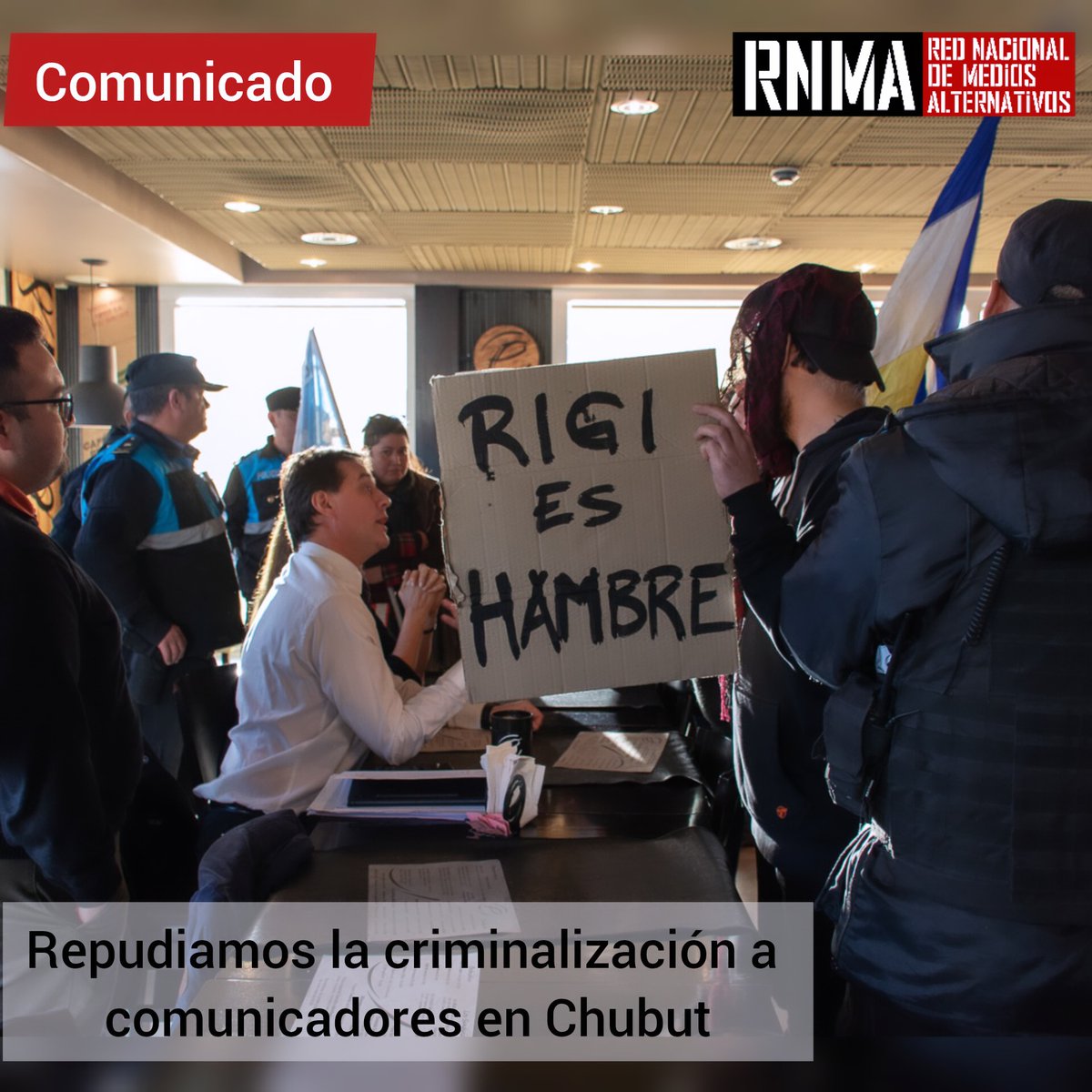 Desde la Red de Medios Alternativos repudiamos la criminalización a comunicadores de Chubut luego de las protestas contra el #RIGI. Lee el comunicado 👇🏽
rnma.org.ar/2024/08/23/rep…