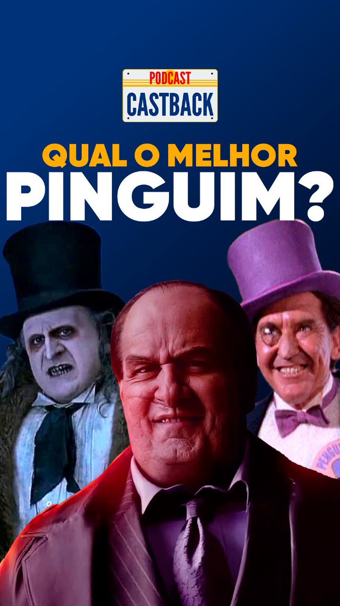 Castbackp's tweet image. A série do PINGUIM, interpretado por Colin Farrell, spin-off de THE BATMAN, chega ao MAX em 19 de setembro. E o Castback tem uma dúvida: qual é o melhor PINGUIM em live action? Faltou o da série Gotham? Diga pra gente nos comentários!
#batman #penguin #pinguim #colinfarrell…