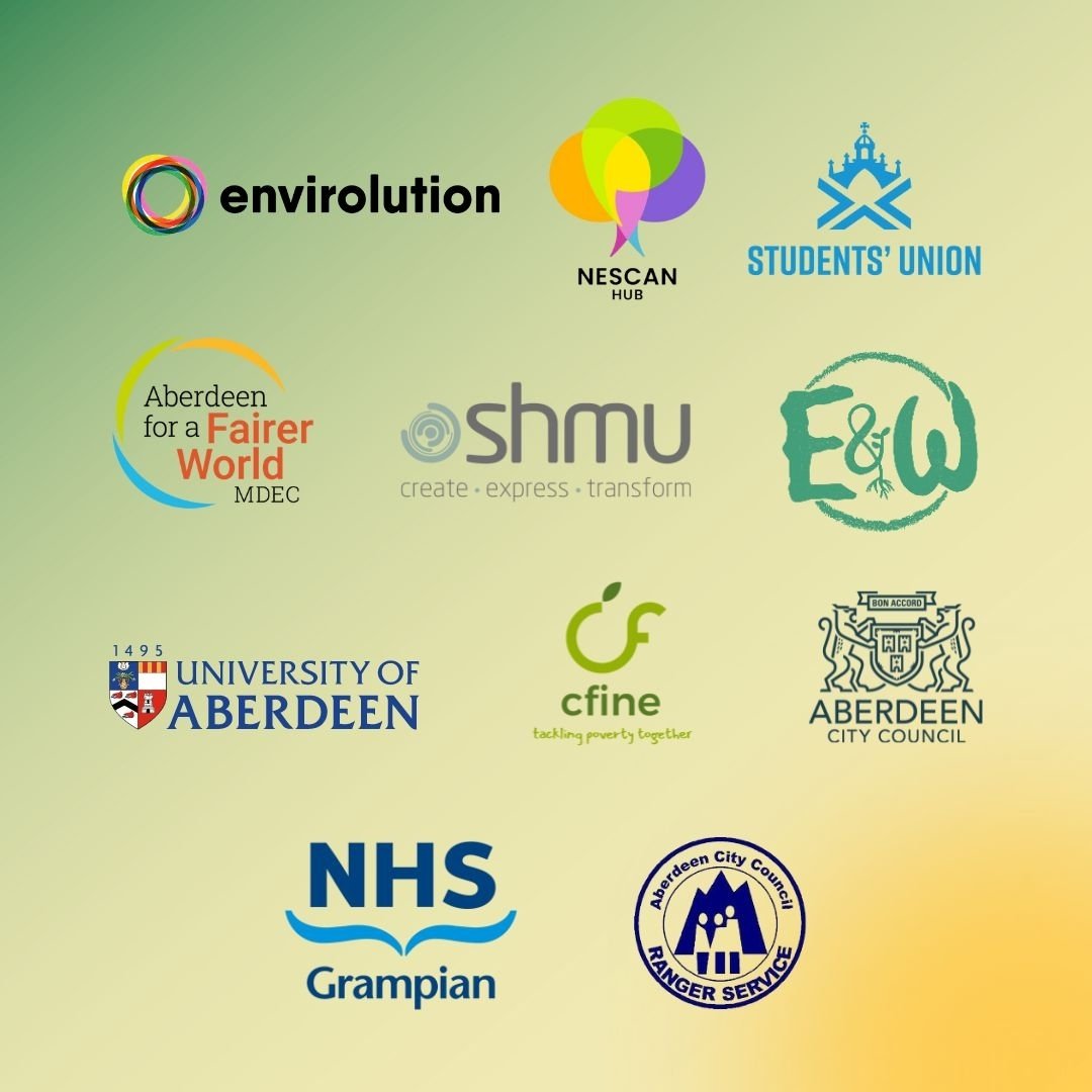 Introducing the amazing partners who are making #EnvirolutionAberdeen a reality! 
Join us at #SeatonPark on Sat, 28th Sept 2024 💚
nescan.org/envirolution 👈🏼

#LetsDoNetZero #WhatsOnAberdeen #Environment #ClimateChange