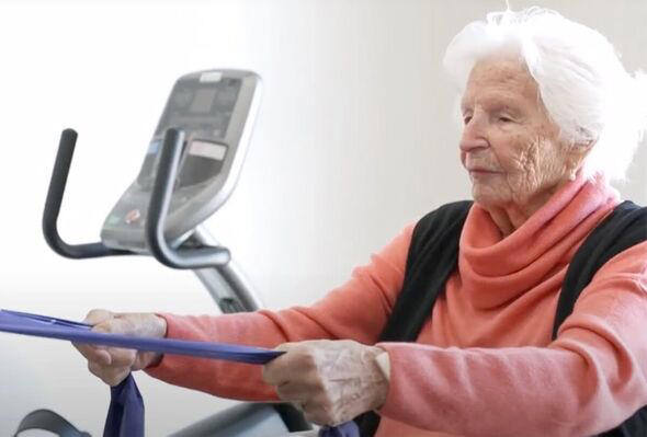 111-years-old who is defying the odds by going to the gym three times a week has shared her two best-kept secrets to a long life. Catherina Van der Linden comes from a lineage of centenarians. #OldPeopleAreCool <a href="/linkedsenior/">Linked Senior</a> hubs.ly/Q02KtnYT0