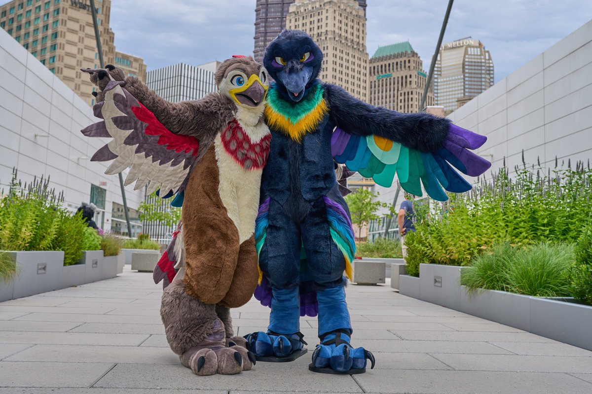 Kali (@kalithebirb) on Twitter photo Look at these two cuties getting along. Hawk and Raven.
Kali - FurtheWin
Gwah - <a href="/ThatsFurredUp/">That's Furred Up!</a>
#FursuitFriday Look at these two cuties getting along. Hawk and Raven.
Kali - FurtheWin
Gwah - <a href="/ThatsFurredUp/">That's Furred Up!</a>
#FursuitFriday