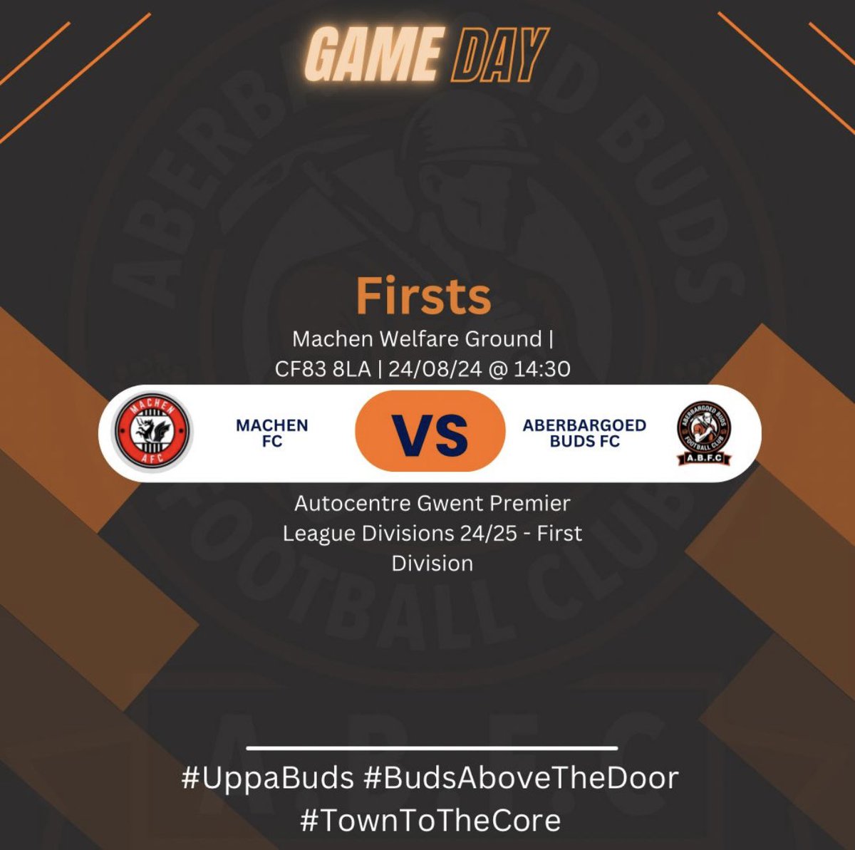 Aberbargoed Buds FC (@officialbuds) on Twitter photo Saturday football!!
Another away game for our first team tomorrow, this time, away at <a href="/AfcMachen/">Machen AFC</a>.
2.30 kick off. Machen Welfare Ground.
Come and take a look.
#UppaBuds 💪🧡⚽️ Saturday football!!
Another away game for our first team tomorrow, this time, away at <a href="/AfcMachen/">Machen AFC</a>.
2.30 kick off. Machen Welfare Ground.
Come and take a look.
#UppaBuds 💪🧡⚽️
