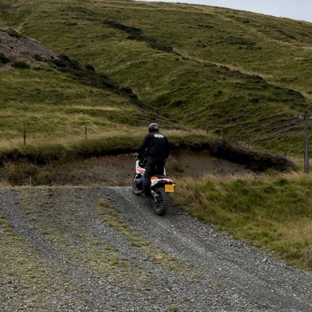 chris_foran's tweet photo. Surprisingly difficult first off road experience at Sweet Lamb in Wales. https://t.co/LNwrTeWf3o