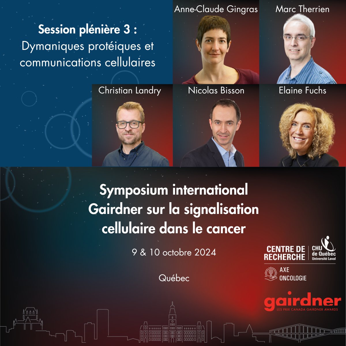 Axe Oncologie (@axeonco) on Twitter photo 👀 Aperçu de la programmation 👀
Dynamiques protéiques et communications cellulaires
✏Inscription: event.fourwaves.com/fr/symposiumca…
<a href="/crchuqc/">Centre de recherche du CHU de Qc-Université Laval</a> <a href="/chudequebec/">CHU de Québec-Université Laval</a> <a href="/GairdnerAwards/">Gairdner Foundation</a>
#Symposium #Gairdner #Cancer #Recherche #protein 👀 Aperçu de la programmation 👀
Dynamiques protéiques et communications cellulaires
✏Inscription: event.fourwaves.com/fr/symposiumca…
<a href="/crchuqc/">Centre de recherche du CHU de Qc-Université Laval</a> <a href="/chudequebec/">CHU de Québec-Université Laval</a> <a href="/GairdnerAwards/">Gairdner Foundation</a>
#Symposium #Gairdner #Cancer #Recherche #protein