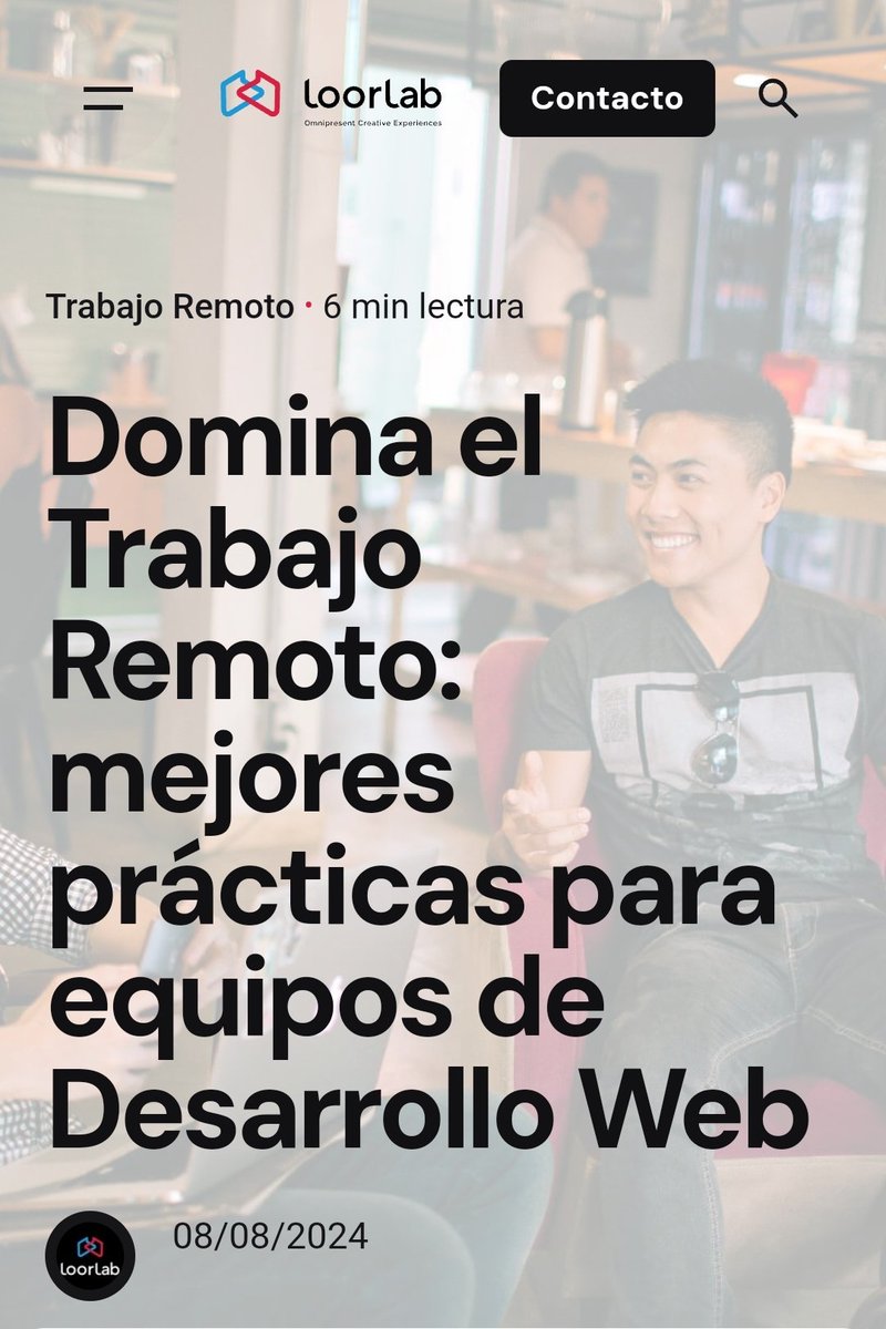 loorlab's tweet photo. El trabajo remoto ha transformado el panorama empresarial, especialmente en el desarrollo web. La tecnología ha permitido una colaboración sin fronteras, y las empresas han adoptado prácticas innovadoras para mantenerse competitivas.

🔗⚡ https://t.co/DbDtLKWbbZ

#loorlab https://t.co/jzc6AGWNcG
