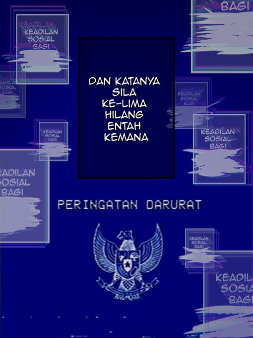 WEBCOMICFESS's tweet image. BATALKAN BUKAN TUNDA‼️

KEMBALIKAN TEMAN-TEMAN KAMI‼️

FOKUS, JGN SAMPE TURUN TRENDING ATAU CAPEK BAHAS‼️

#KawalPutusanMK  
#MenjagaPutusanMK
#TolakPilkadaAkal2an 
#TolakPolitikDinasti 
#PeringatanDarurat 
#IndonesiaEmergencyDemocracy