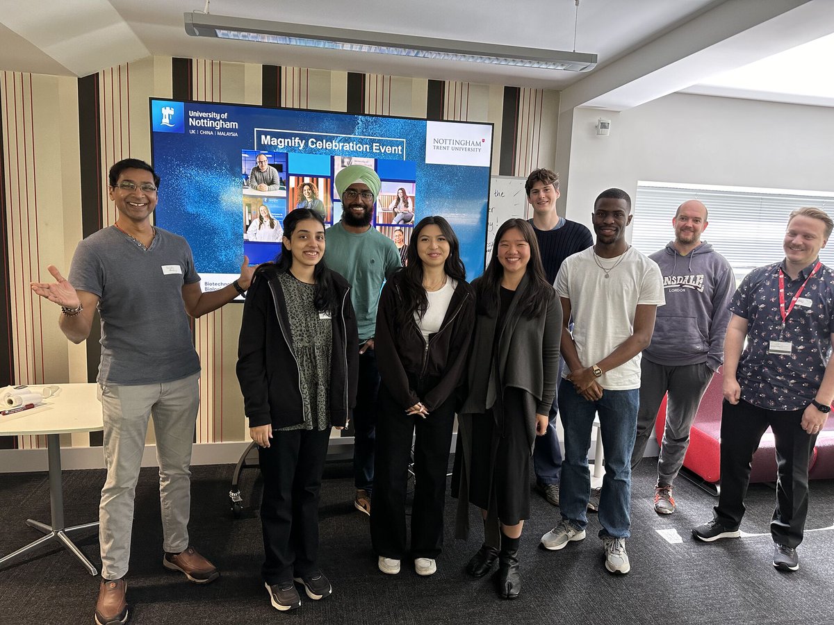 nottm_bbsrc_dtp's tweet image. Congratulations to our Magnify class of 2024.
A great day hearing everything you’ve been working on over the summer.
Wishing you every success and we hope to see you again soon.
🧪 🧫 🧬 🥼 🔬