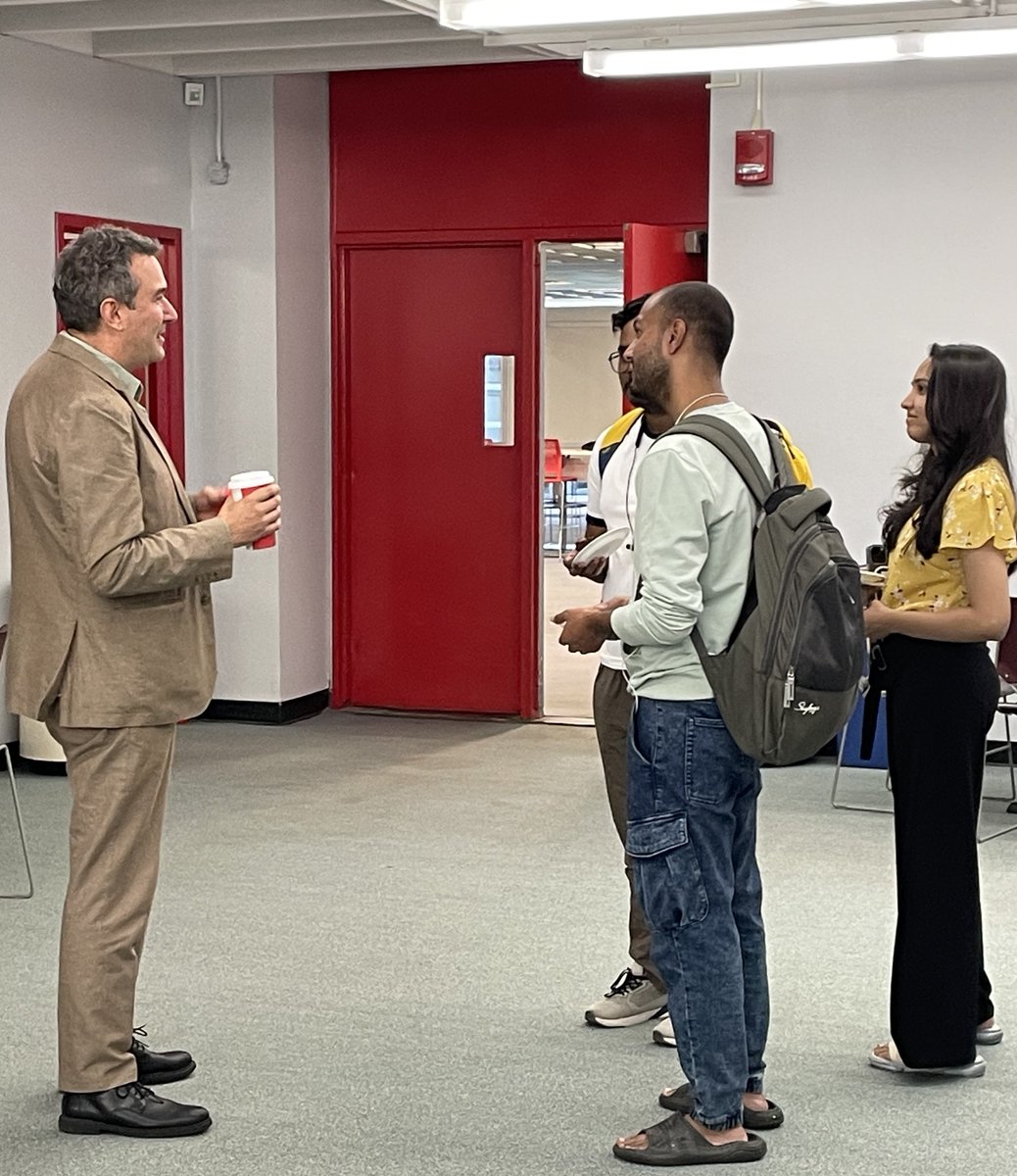 sbulibraries's tweet photo. Will AI be a big part of your future? New #Seawolves at our AI Icebreaker this week got a fun look at creative uses of the technology.

Keep your eyes open for more events from our AI Club!

#AI #SBULibraries #ArtificialIntelligence https://t.co/jZuBwJxhcP