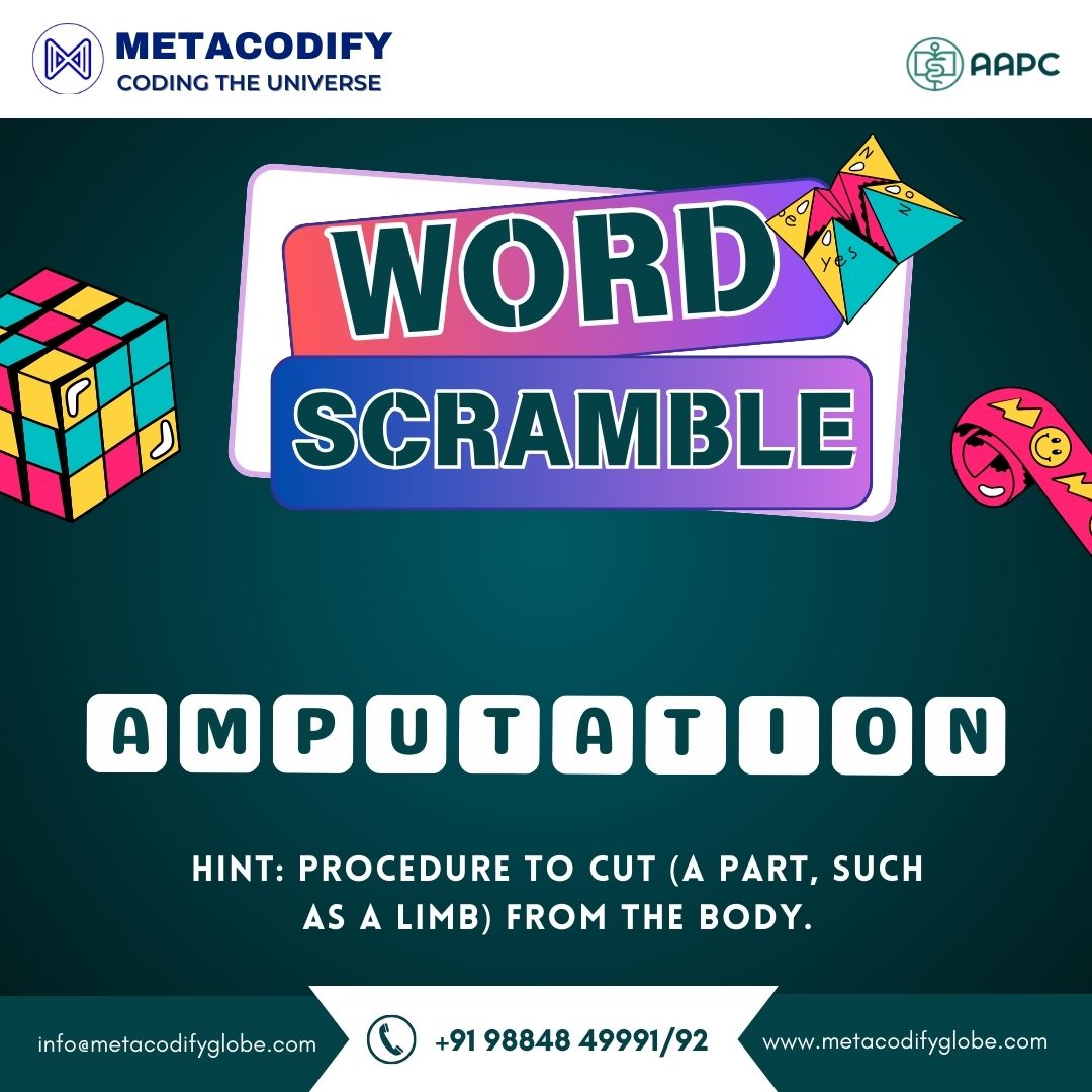 Metacodify's tweet image. Daily Puzzles, Weekend Solutions: Can You Solve Them All?
Challenge yourself or compete with friends—how many can you get right before the weekend?
#DailyChallenges #BrainTeasers #Metacodify #WordScramble #SpotTheMistake #WeekendReveal #MentalExercise #PuzzleTime #WeekdayFun