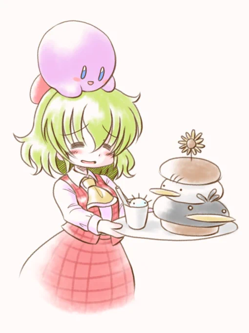 確かハンバーガーの絵描いてたよなーと思ったけど色々混ざり過ぎてた 