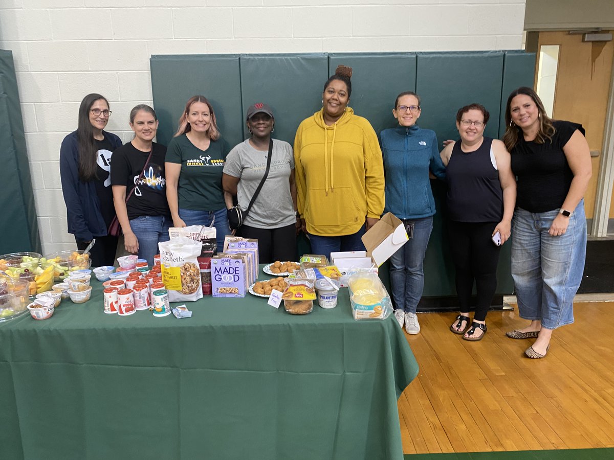It's been said before, but it bears repeating: the SSFS Parents' Association is THE BEST! SSFS faculty-staff enjoyed a delicious buffet of sweet &amp; savory breakfast items this morning, as we close out the first week of opening meetings. THANK YOU, SSFS PA!