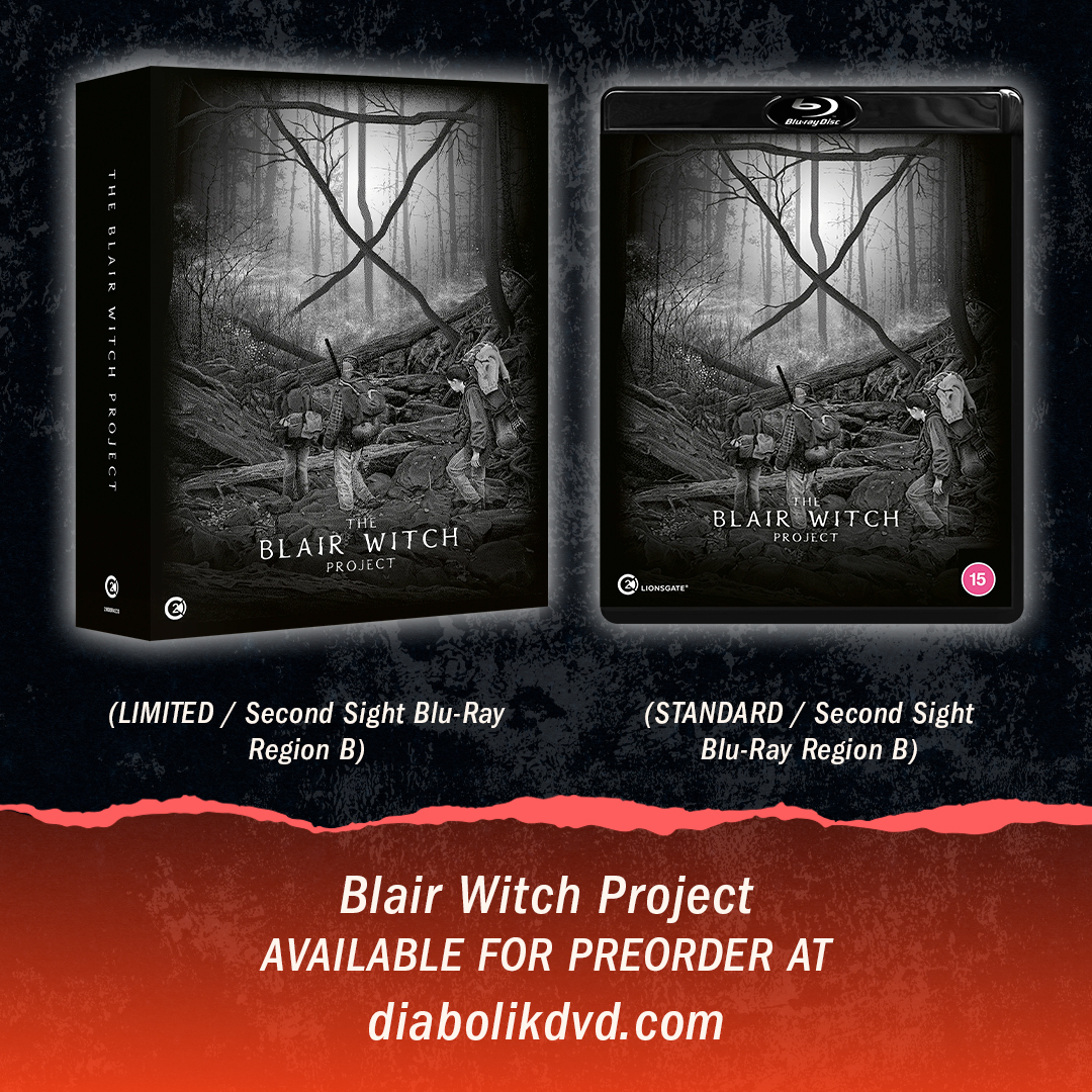 diabolikdvd's tweet photo. NEW PREORDERS! Late Night With The Devil &amp; Blair Witch Project (Limited &amp; Standard versions) are now available at DiabolikDVD!

https://t.co/aSes5Sm45H

#diabolikdvd #physicalmediaadvocates https://t.co/3ScCVe1Zhg