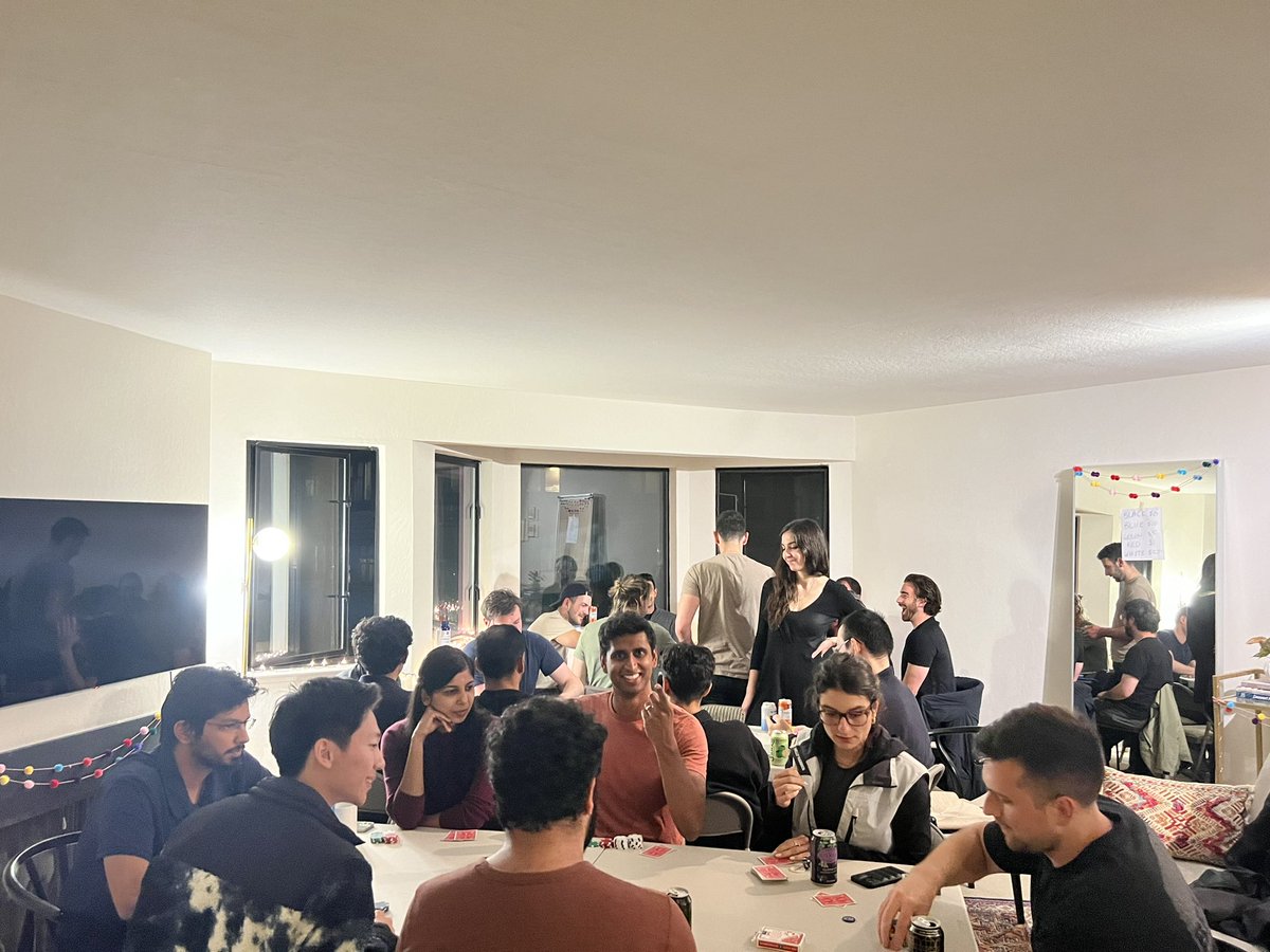 anaganath's tweet image. Successful 3 table poker night co-hosted with @sanjaypartly ! DM either of us if you’d like to join the next one 😊