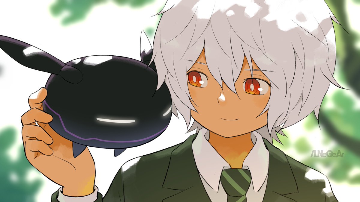 "I'll always be by your side"
Yuma &amp; Replica from World Trigger