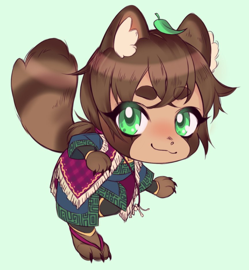 cat_in_yami's tweet photo. And a fluffy #daggerheart boy from a while back 

#dndart #chibi #furryartist https://t.co/mkK4GIVI0T