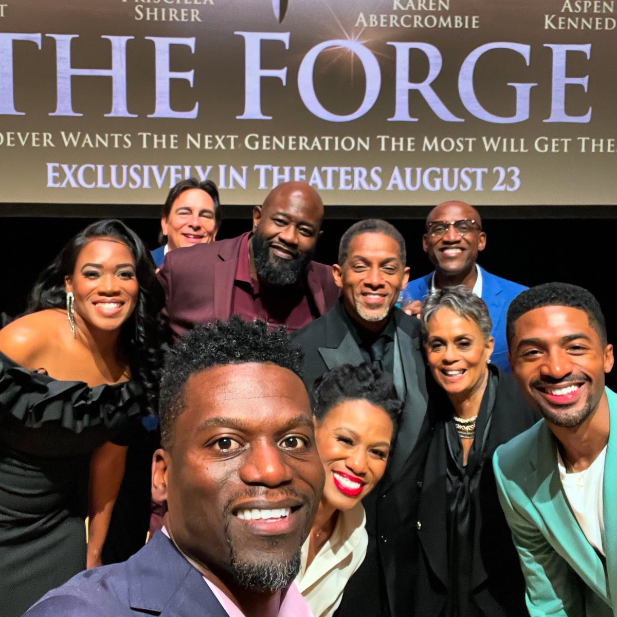 BenjaminSWatson's tweet image. Today is the day! The @Forge_Movie is in theaters everywhere!

I’m beyond grateful for the opportunity to be part of this project. The people in this photo love the Lord and his Spirit permeated every facet of this film. 

This weekend, go watch this movie about forgiveness,…