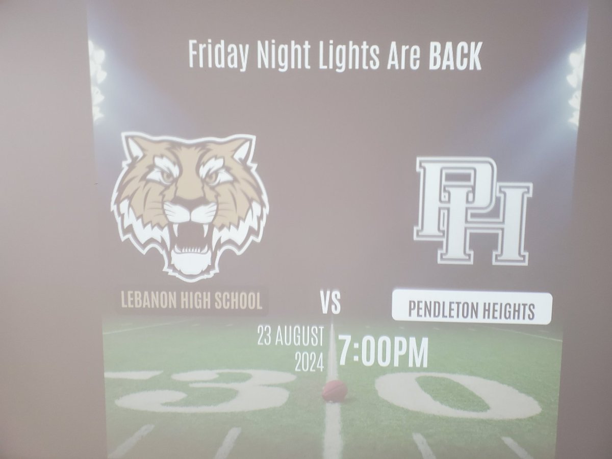 Week 1 is here.  See you tonight in full force Tiger Nation.  #FightCompeteFinish #Together