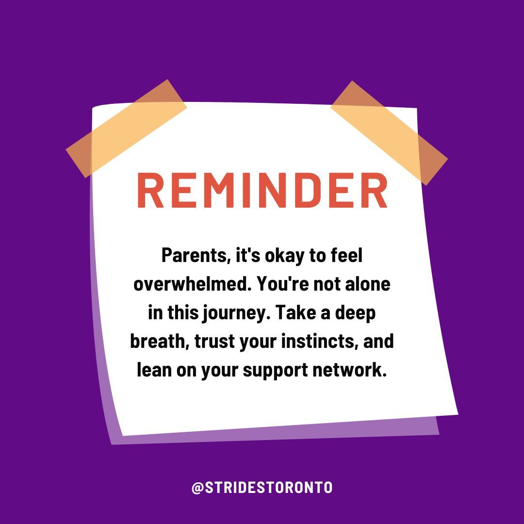 stridesTO's tweet photo. Parents! We know that this is a stressful time of year for you as well. We see all that you do and applaud you for your hard work and constant love! ❤️  #StridesTO https://t.co/eSZBRi1adm