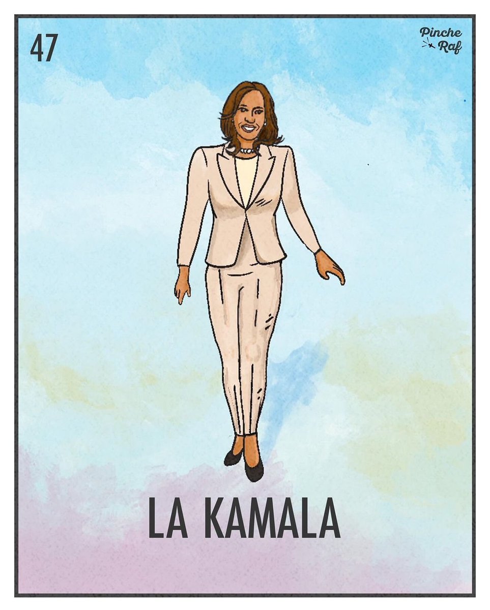New Lotería card! 
#LaKamala