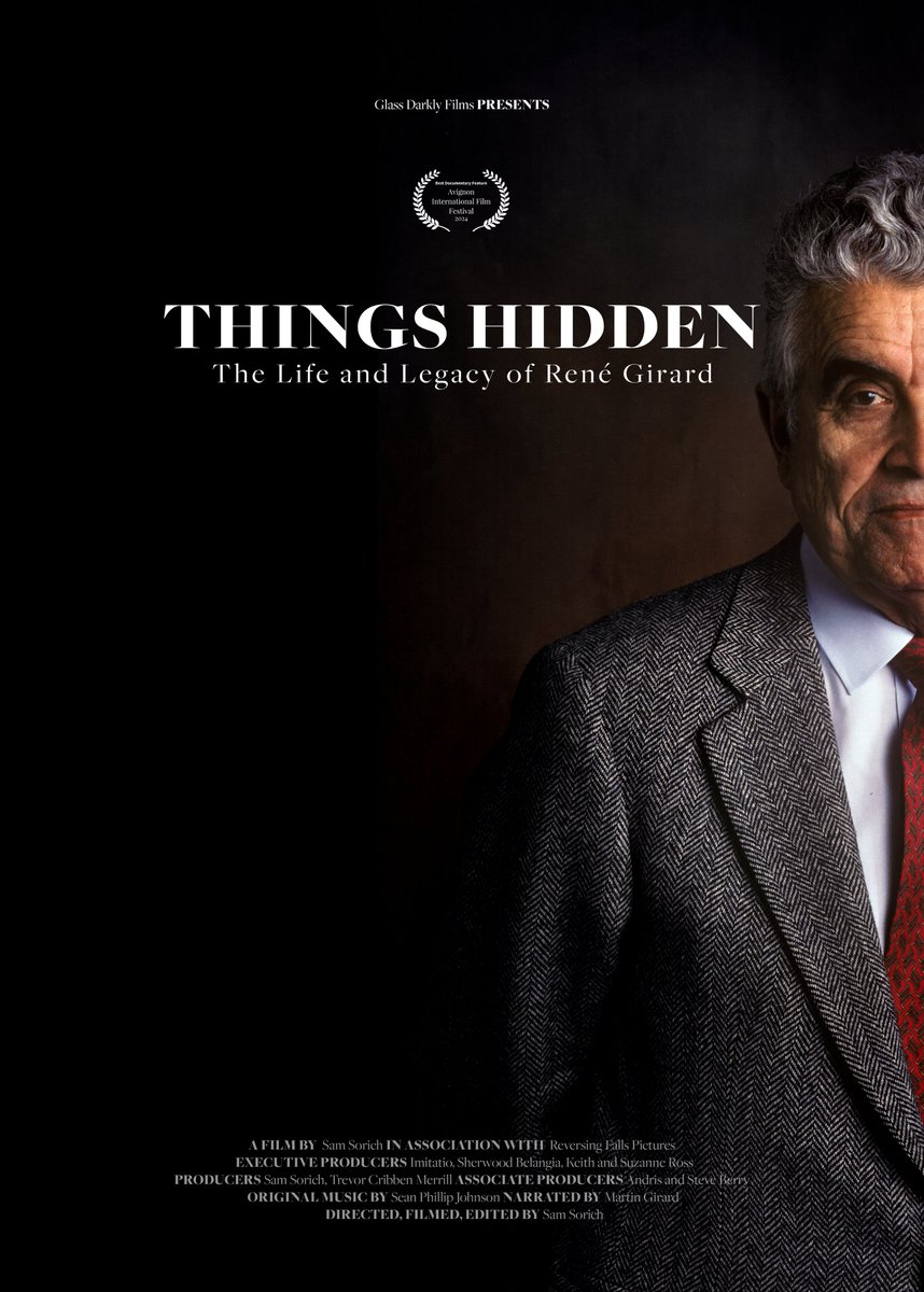 Join us for the Chicago premiere of a new award-winning documentary, Things Hidden: The Life and Legacy of Rene Girard, on 9/12 at 7 PM. Filmmaker and Loyola Alum, Sam Sorich, and Girard Scholar, Trevor Merrill, will join us for a Q&amp;A. Info: luc.edu/ccih/archive/f… 
<a href="/CAS_Loyola/">Loyola University, College of Arts and Sciences</a>