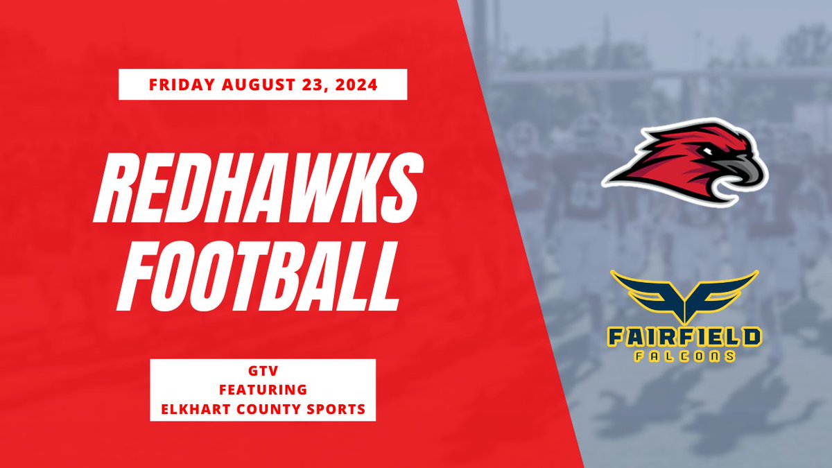 GHSGTV's tweet photo. Gameday! And the first livestream of the year. The RedHawks host Fairfield tonight.  Catch us with the video featuring the call of @ElkhartCoSports! https://t.co/sPcOe6IJwl……
@GoshenAD @GoshenRedHawks @FHSFalconFB @FHSFalconScores @goshenprincipal @IHSAA1 https://t.co/N2wKo1qPhC