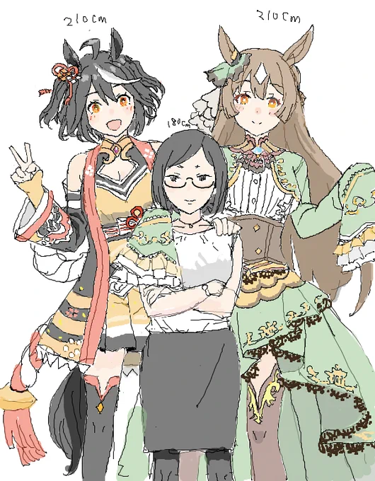 #見た人も何か無言で3人組をあげる画像 