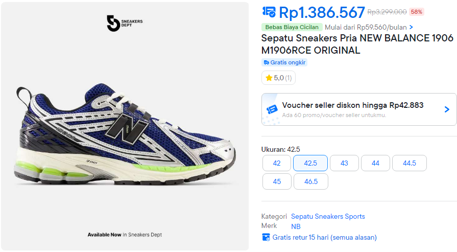 bliblidotcom's tweet photo. Sepatu yang lagi banyak dicari, ada di Blibli!👟

Langsung cekout sekarang sih!🫵
https://t.co/ifFkebpTie #BlibliSPO https://t.co/kIbwFvgDxA