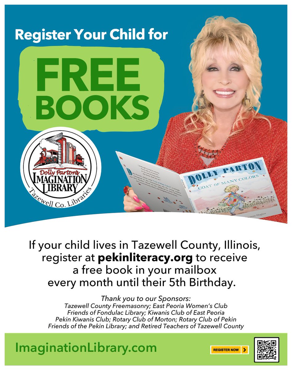 We're so excited to be a part of Dolly Parton's Imagination Library!