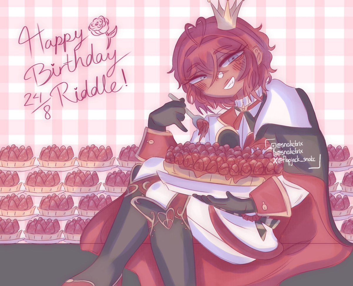 _bunnypel's tweet photo. happy birthday! 🍓🤍 #twstファンアート #リドル・ローズハート誕生祭2024 https://t.co/MSKzsz5bdU