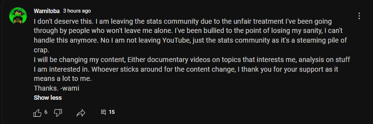 StatisticsNews's tweet photo. @xroblox333 just left the stats community after getting in some drama with @RextaAU. https://t.co/6ae36W1f5E