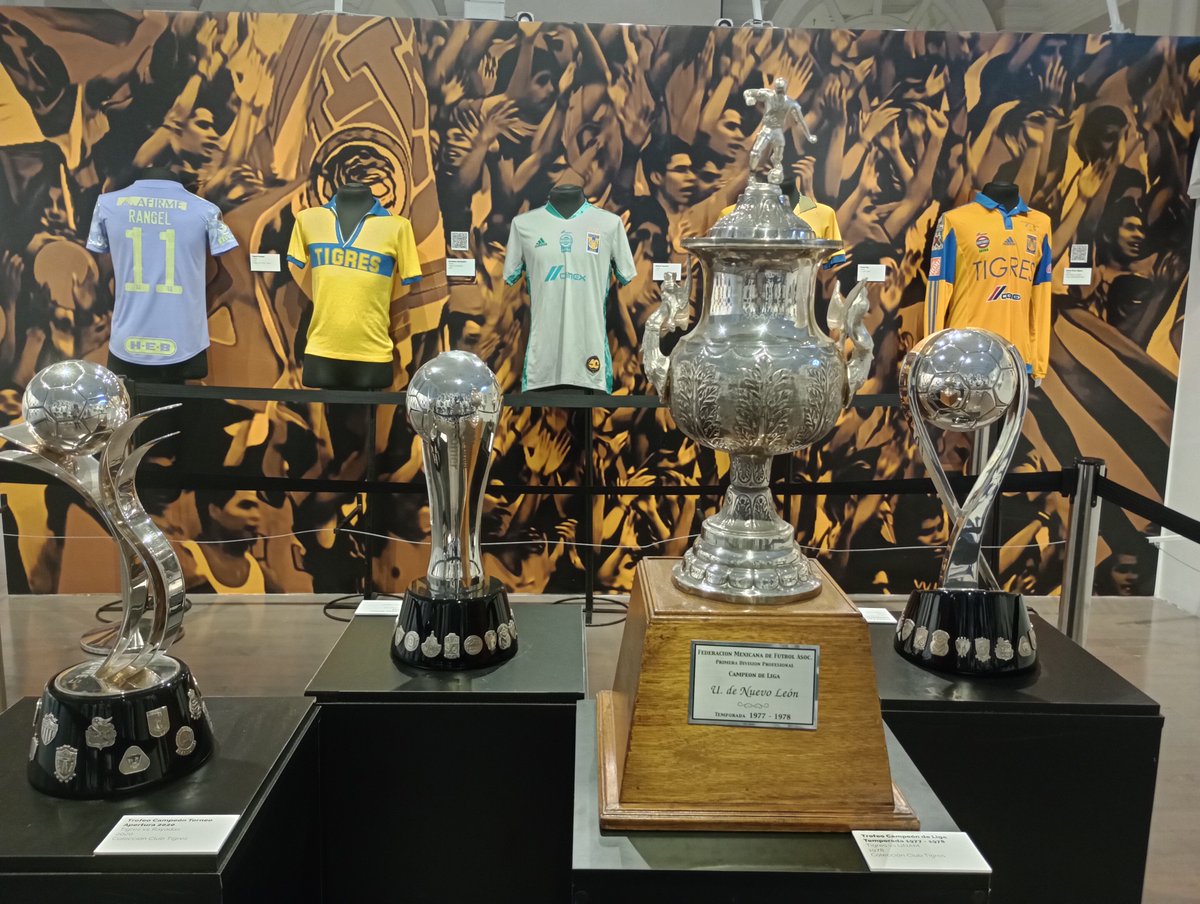 4 trofeos de <a href="/TigresOficial/">Club Tigres 🐯</a>, de izquierda a derecha:

🏆Tigres VS Rayadas, Apertura 2020.
🏆Tigres VS Rayados, Apertura 2017.
🏆Tigres VS Pumas, Temporada 77-78.
🏆Tigres VS Pachuca, Campeón de Campeones 2016.

Colección <a href="/EpicaFutbol/">Épica Futbol Colección</a> 

📸 <a href="/JMtzFutbol/">Juan Mtz 🎙️</a>
