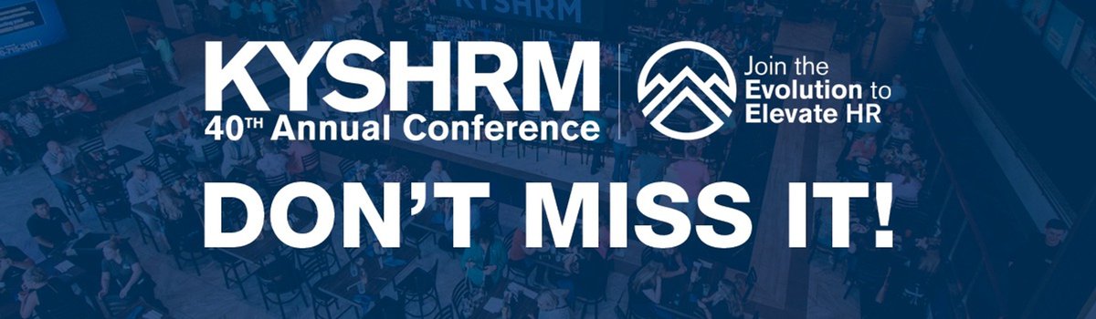 Don't miss the 40th Annual KYSRHM Conference next week! Join us for inspiring keynotes, professional development, and unparalleled networking opportunities. Learn more: kyshrmconference.com