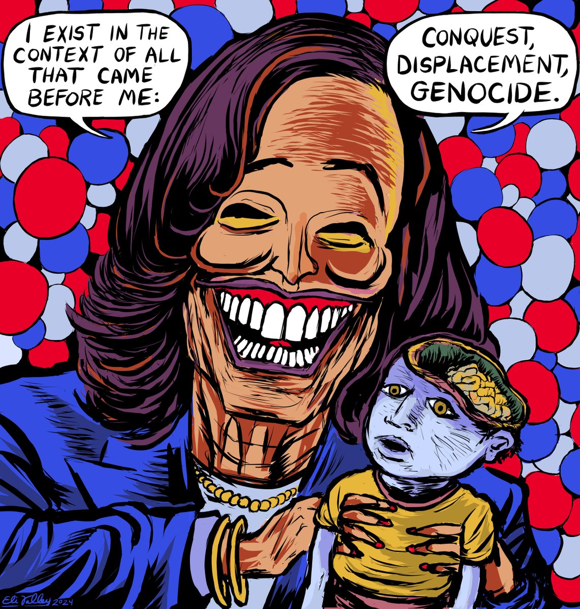 Eli Valley (@elivalley) on Twitter photo Kamala's Convention, new art at <a href="/JewishCurrents/">Jewish Currents</a>:
jewishcurrents.org/kamalas-conven… Kamala's Convention, new art at <a href="/JewishCurrents/">Jewish Currents</a>:
jewishcurrents.org/kamalas-conven…
