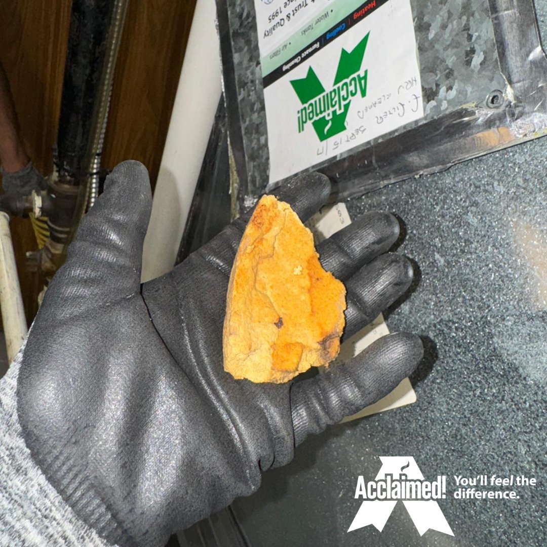 Anyone lose a cookie in their furnace? 🍪🔥 Our team found this sweet surprise during a cleaning! If your snacks are going on adventures, it might be time to check those vents #construction #contractor #renofind #baulmerapproved #CCI #CCINorth
#yeg #yeglocal #yegbusiness #alberta