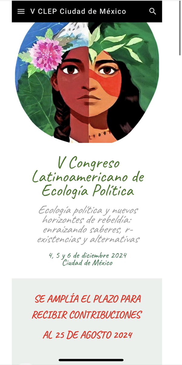 nonaluz9's tweet photo. 📣🕕‼️⚠️ SE AGOTA EL PLAZO
ÚLTIMOS DÍAS PARA PRESENTAR CONTRIBUCIONES !!
https://t.co/KFapeysatD
@ecoAbyaYala 
@_CLACSO 
@UACM 
@Revista_Eco_Pol https://t.co/hEyMGPS2yq