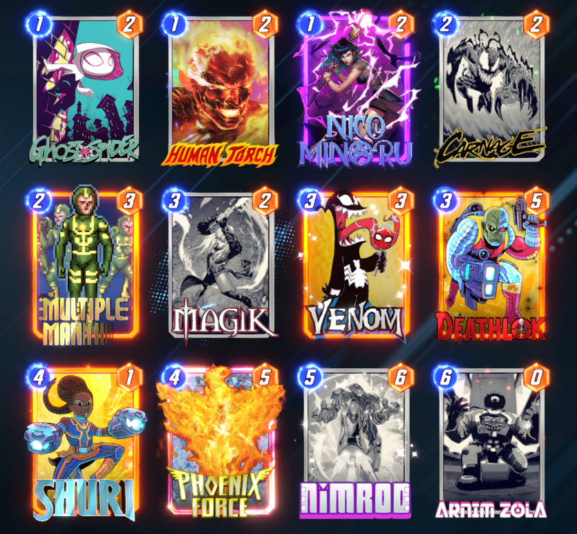 KMWorst's tweet image. After struggling a bit this season and tanking outside the T100, PF has gained me 300 sp in the last couple days. The meta is fairly clog heavy, and SK is practically nonexistent right now.
@SnapDecks