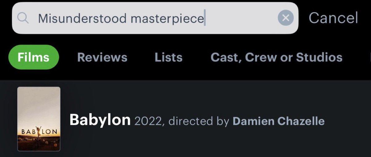 I’m so glad that Letterboxd updated their search feature