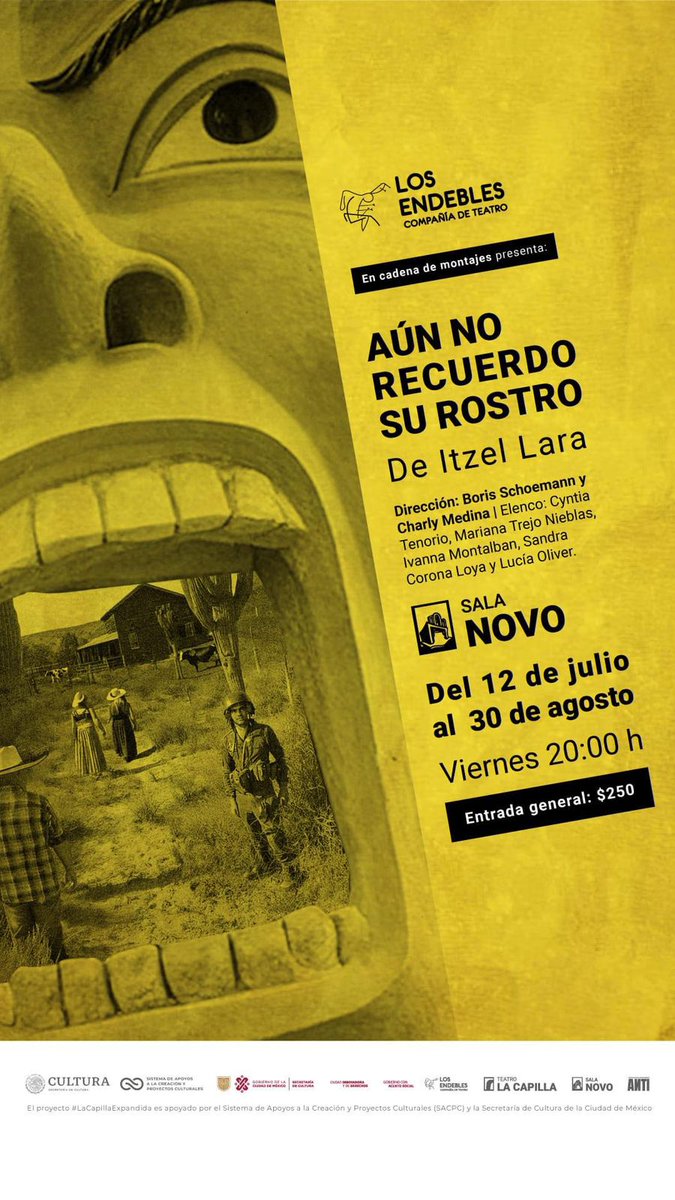 AngelicaGG's tweet photo. ¡Láncense! Es hoy a las 8:00 P.M. 
Tetro La Capilla
Madrid 13, del Carmen Coyoacán.

Aquí pueden comprar boletos, y también en la taquilla:

https://t.co/ptpqQDBVtD

Por cierto @obidark ¡está espectacular! https://t.co/3HZIEv6ohj
