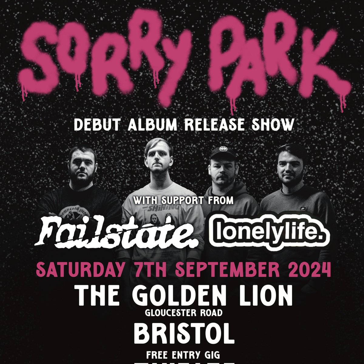 🦆 ALBUM RELEASE SHOW ANNOUNCEMENT 🦆 

With our debut album 'Circles' coming out on 02/09/2024, it's only right we have a party to celebrate.

We're pleased to announce that Lonelylife will be joining our album release show!

Grab your free ticket here: hdfst.uk/e112766