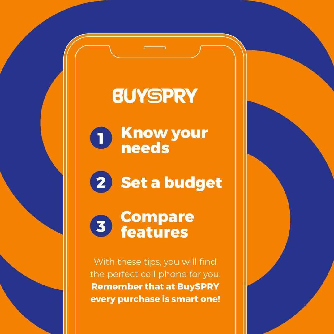 BuySpry's tweet image. No more doubts when choosing your new cell phone! 🤳  Here are 3 key tips:
With these tips, you will find the perfect cell phone for you! Remember that at BuySPRY every purchase is smart.
#BuySmart #BuyQuality #BuyRefurbished #BuySPRY #Sprytans #Innovation