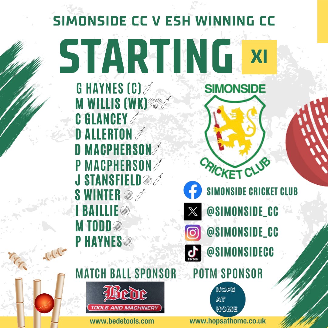 Cleadon Cricket Club tweet media