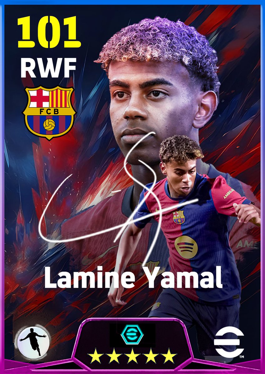 yys172649's tweet photo. efootball concept:
Lamine Yamal
#eFootball2024Mobile #eFootball #efootball2024mobile #efootballmobile #efootballmobile https://t.co/yjSZnNZjro