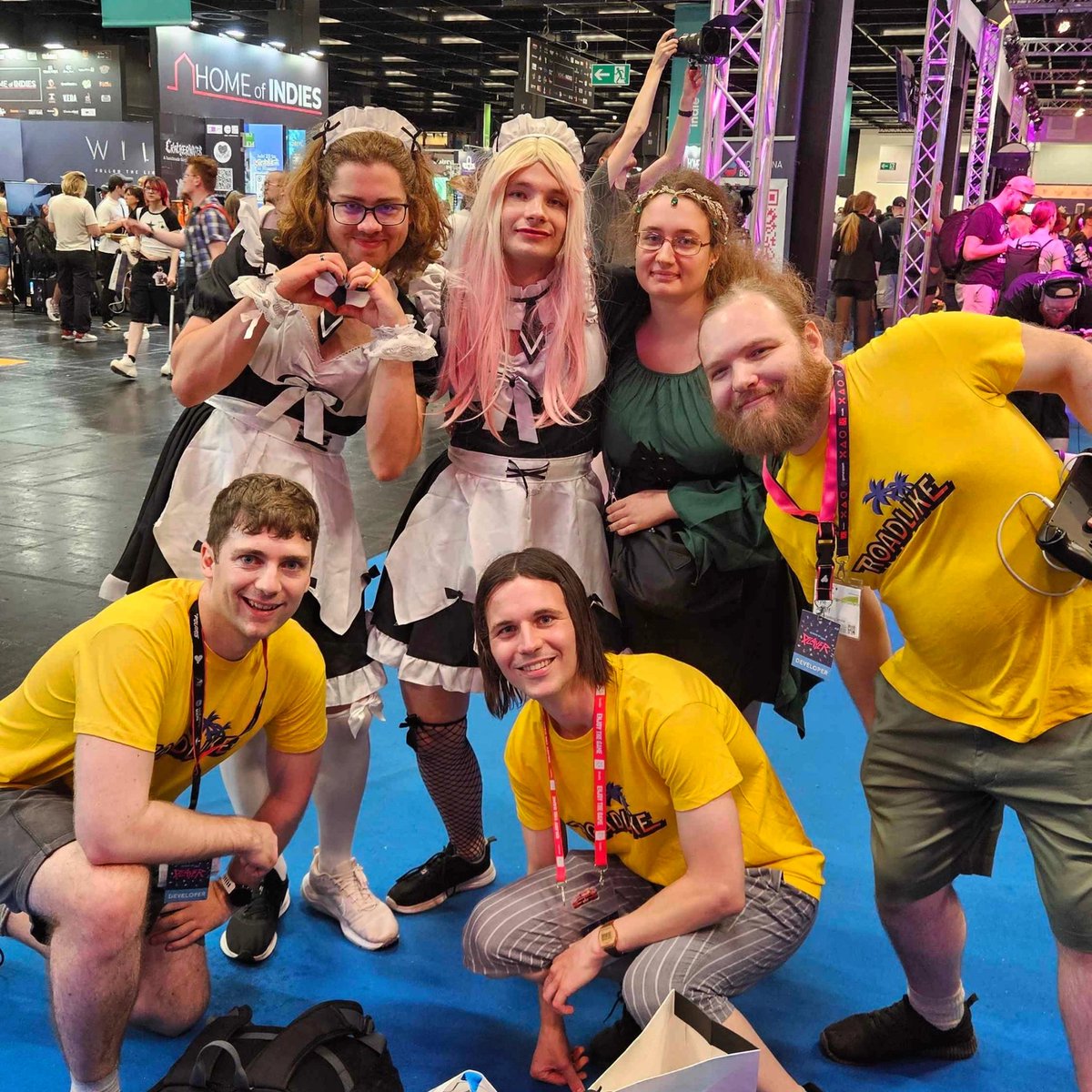 binkamin_'s tweet photo. Roadlist Wishlike. Maid with #Unity
@ReliablePluServ and I are (still) at the #indiearenabooth at #gamescom and I am somehow still standing. barely. Oh and we have a Steam demo now!!1! https://t.co/8aRwBYChec